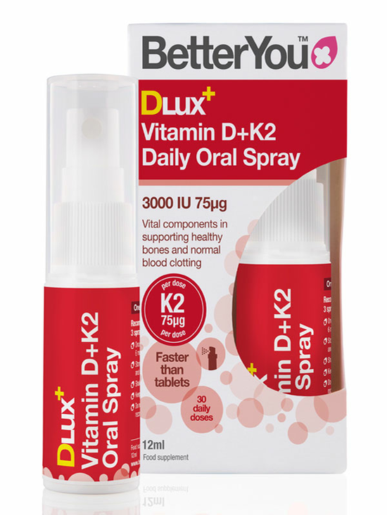 DLux+ Vitamin D & K2, Daily Oral Spray 12ml (Better You)