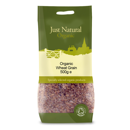Wheat Grain 500g, Organic (Just Natural Organic)