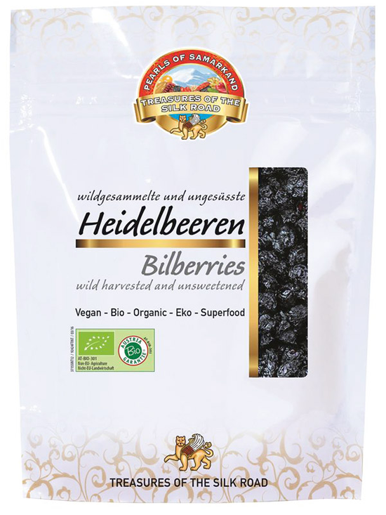 These bilberries are 100% pure: no added sugar.