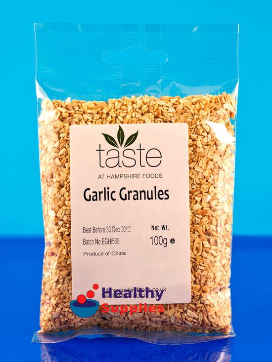 Garlic Granules 100g Hampshire Foods Healthy Supplies