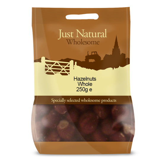 Hazelnuts Whole 250g (Just Natural Wholesome)