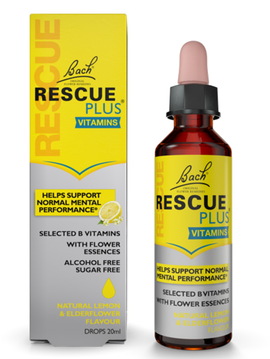 Rescue Remedy Plus Dropper 20ml (Bach Rescue Remedy)