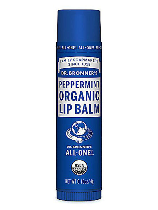 Peppermint Lip Balm, Organic 4g (Dr. Bronner's)