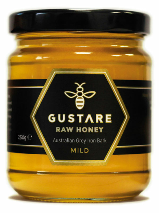 Grey Iron Bark Raw Australian Honey 250g (Gustare)