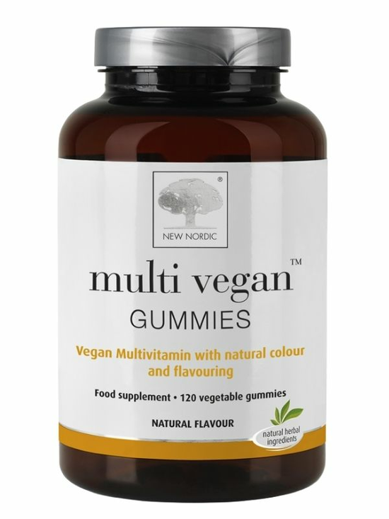 Multi Vegan Gummies 120 gums (New Nordic)