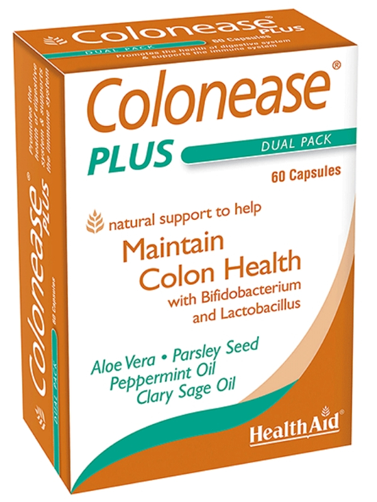 Colonease Plus Supplements, 60 Capsules (Health Aid)