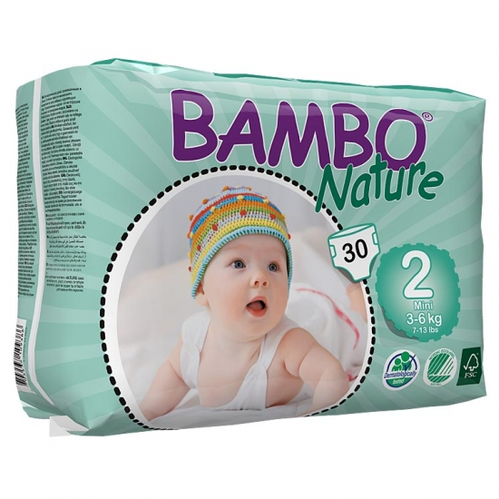 Bambo Mini Nappies x 30 (Beaming Baby)