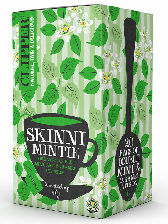 Skinni Mintie Tea, Organic 20 Bags (Clipper)