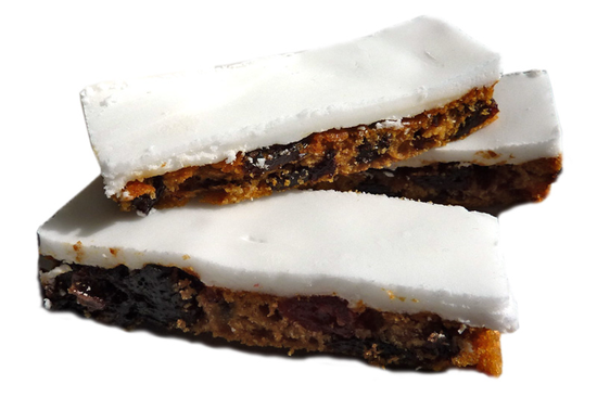 Gluten-free Iced Fruit Cake Slices 150g (The Lazy Day)