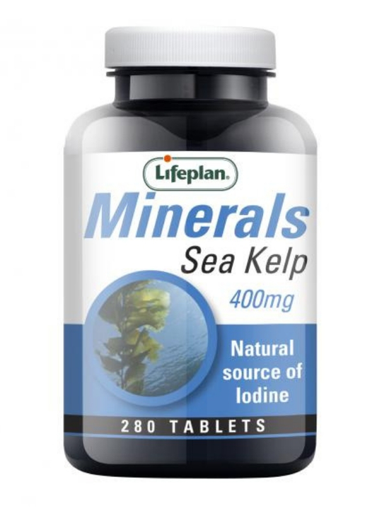 Norwegian Sea Kelp 400mg 280 Tablets (Lifeplan)