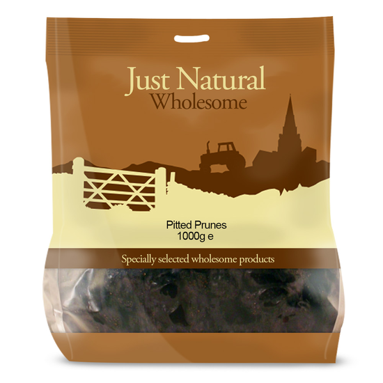 Pitted Prunes 1000g (Just Natural Wholesome)