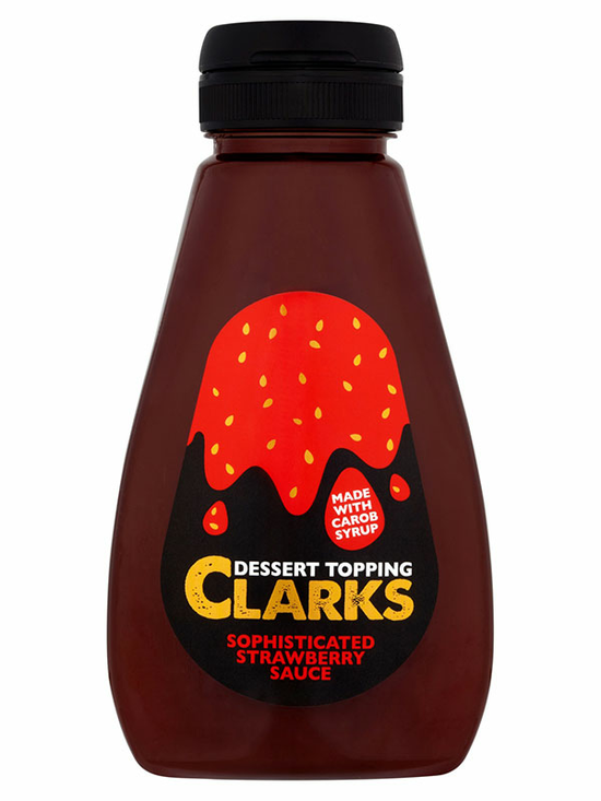 Strawberry Dessert Sauce 320g (Clarks)