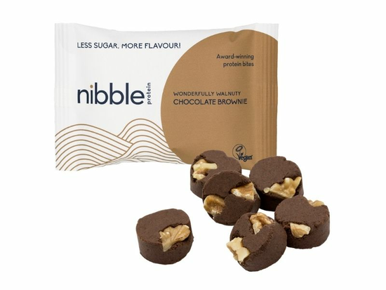 Walnut Chocolate Brownie Protein Bites 24g (Nibble)