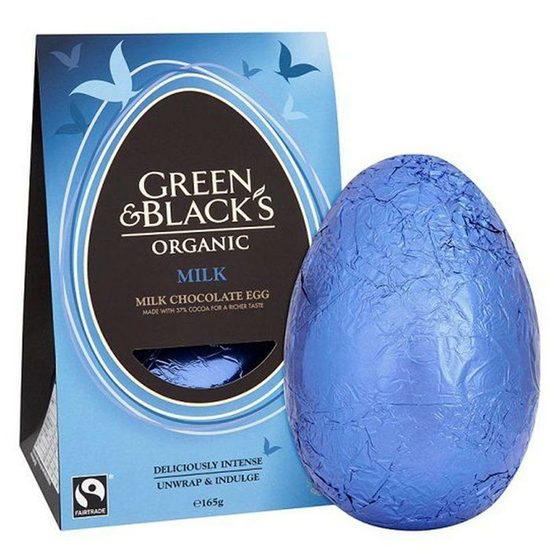 Milk Chocolate Easter Egg, Organic 165g (Green & Blacks)