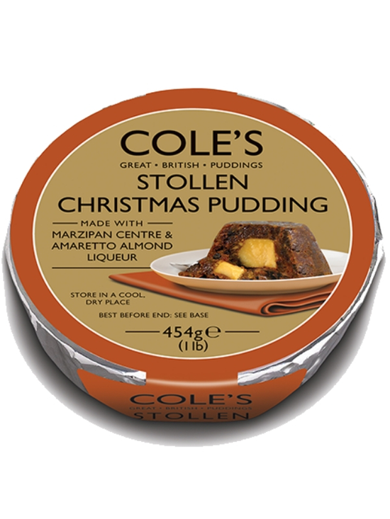 Stollen Christmas Pudding 454g (Cole's Traditional Bakery)