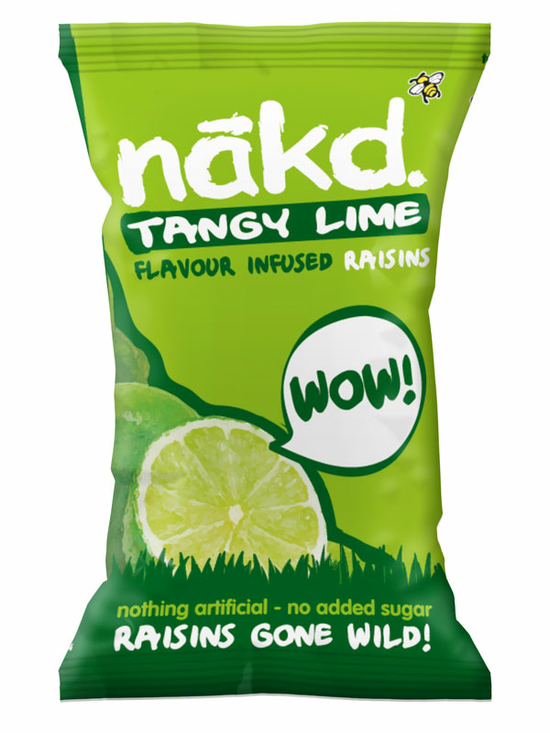 Tangy Lime Infused Raisins 25g (Nakd)