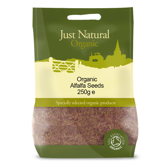 Alfalfa Seeds 250g, Organic (Just Natural Organic)