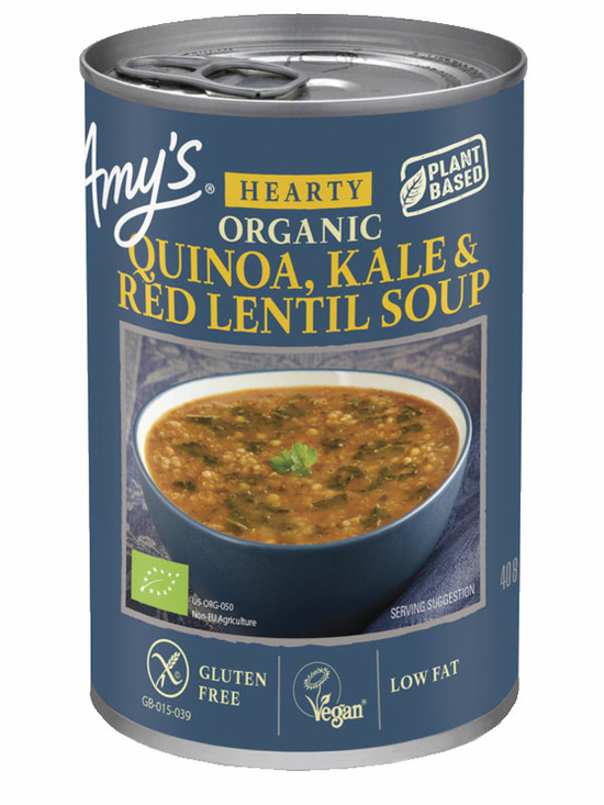 Organic Quinoa, Kale & Red Lentil Soup 408g (Amy's Kitchen)