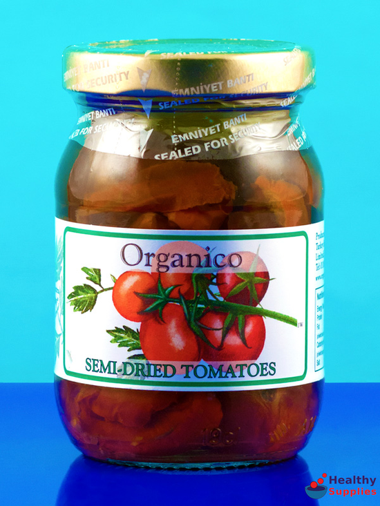 Semi-Dried Tomatoes in Olive Oil 185g (Organico)