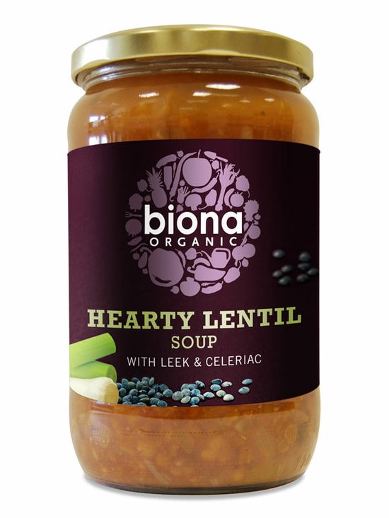 Hearty Lentil Soup, Organic 680g (Biona)