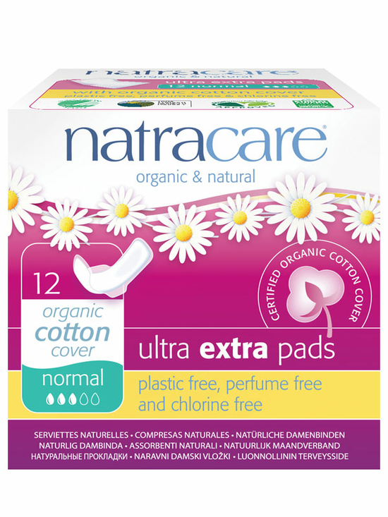 Ultra Extra Pads, Normal x12 (Natracare)