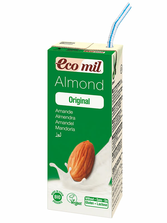Almond Drink, Organic 200ml (Ecomil)