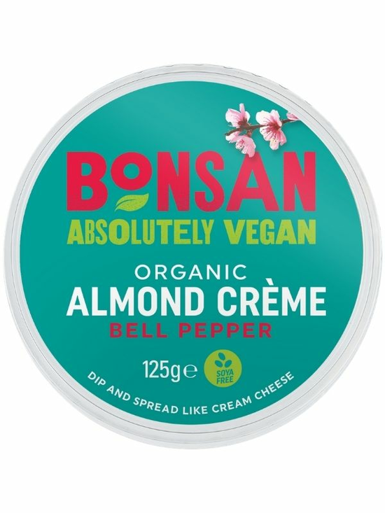 Organic Bell Pepper Almond Creme 125g (Bonsan)
