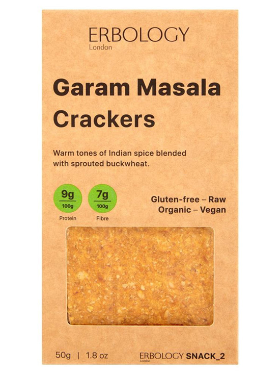 Garam Masala Crackers, Organic 50g (Erbology)
