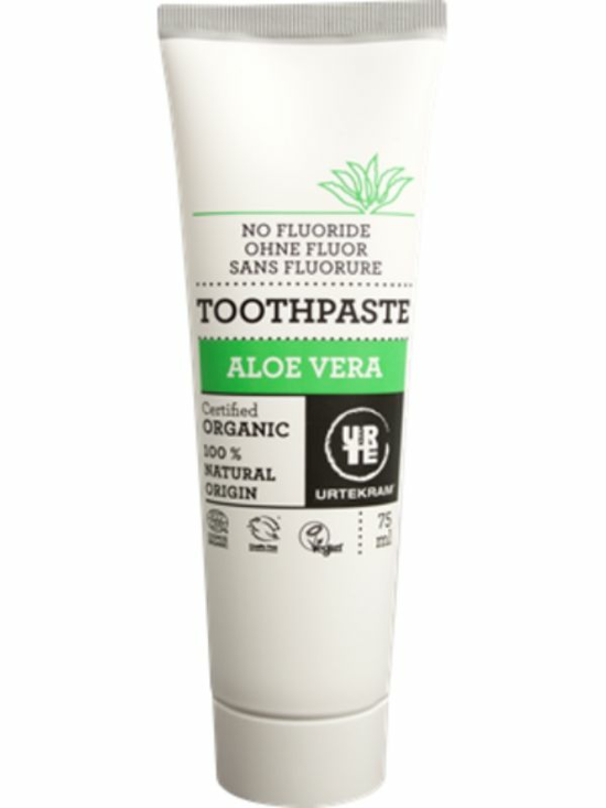 Aloe Vera Toothpaste, Organic 75ml (Urtekram)
