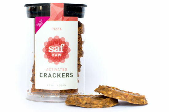 Pizza Activated Crackers, Gluten Free 50g (Saf Raw)