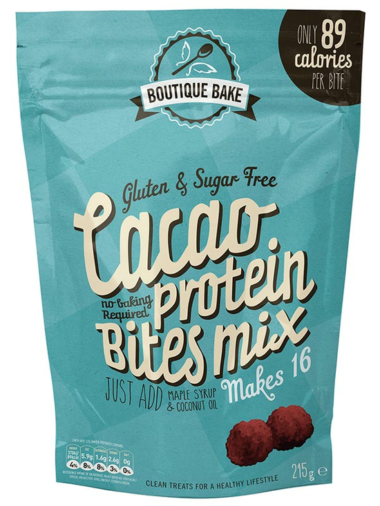 Cacao Protein Bites Mix, Gluten-Free 215g (Boutique Bake)