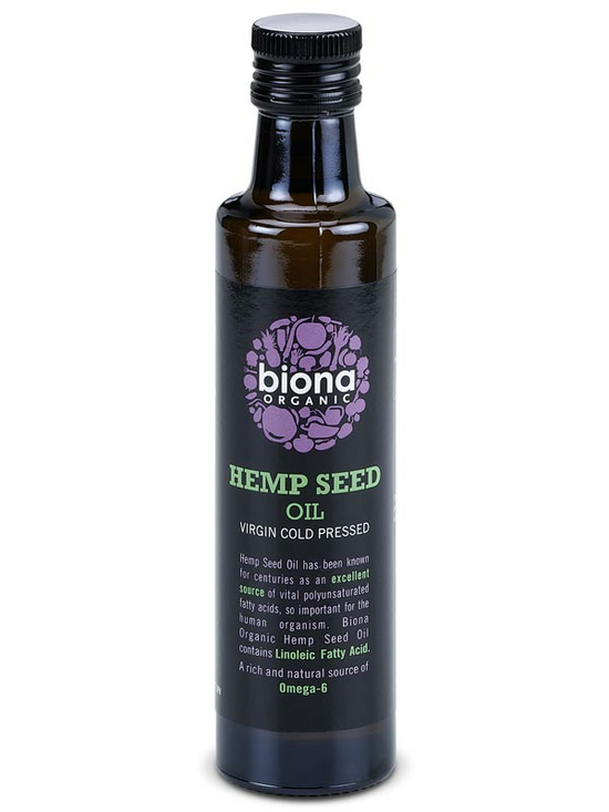 Hemp Seed Oil, Organic 250ml (Biona)