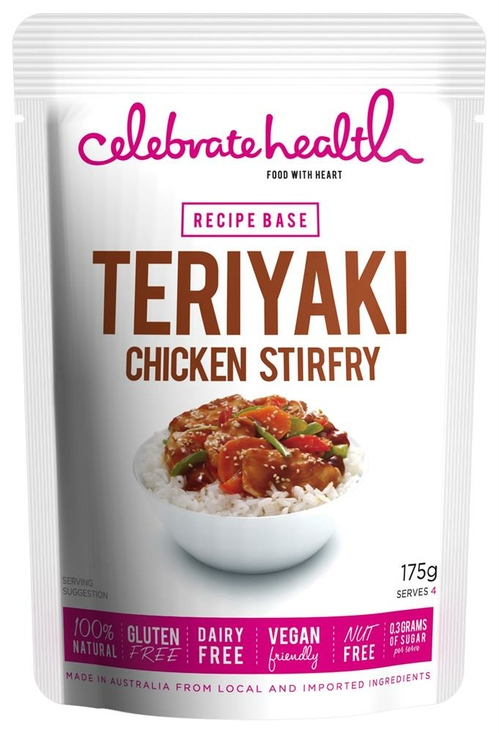 Teriyaki Chicken Stir Fry 175g (Celebrate Health)