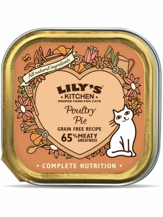 Poultry Pie For Cats 85g (Lilys Kitchen)