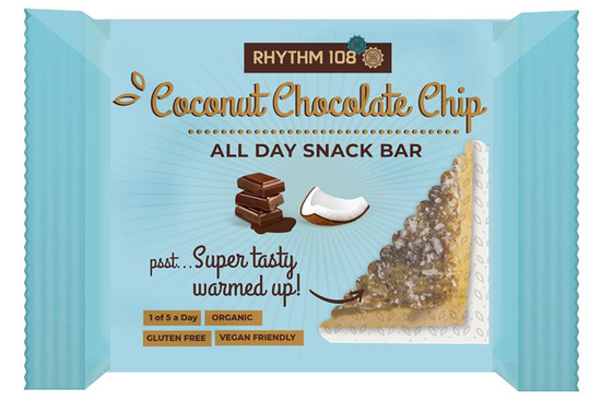 Coconut Chocolate Chip Snack Bar 42g (Rhythm 108)