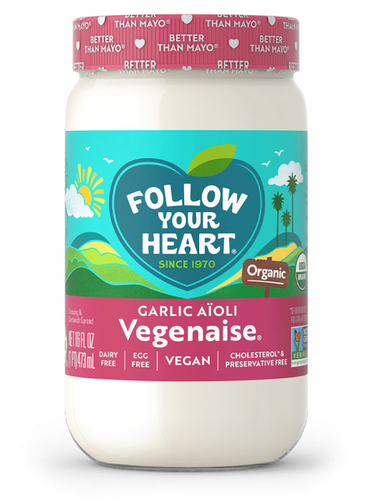 Organic Vegenaise Garlic Aioli 340g (Follow Your Heart)