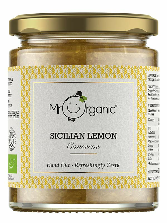Sicilian Lemon Conserve, Organic 360g (Mr Organic)