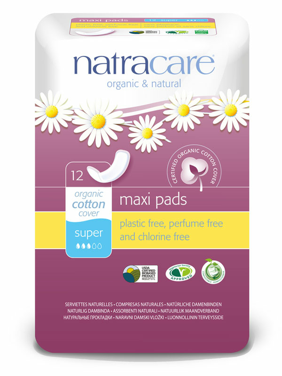Maxi Pads Super x12 pads (Natracare)
