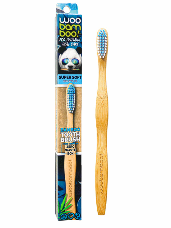 Adult Super Soft Bamboo Toothbrush (Woobamboo)