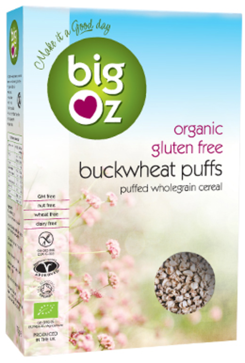 Buckwheat Puffs: Puffed Buckwheat 175g (Big Oz)