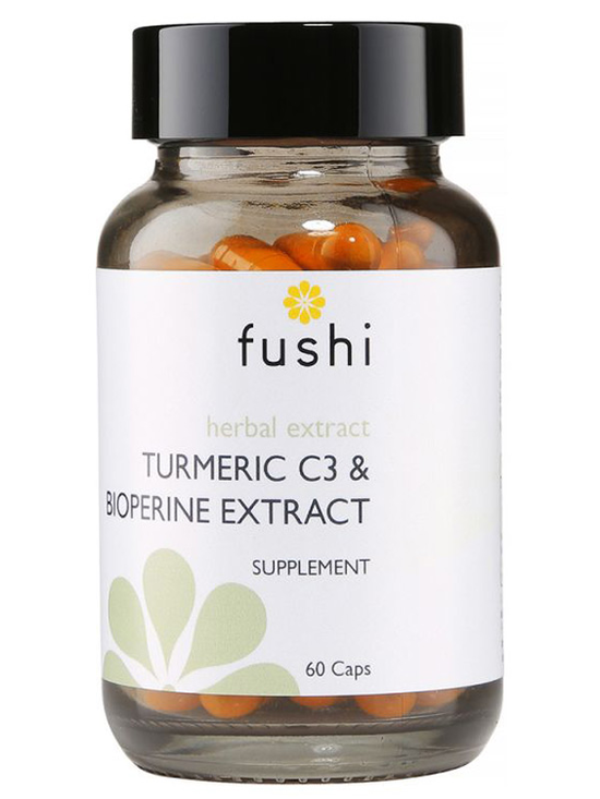 Turmeric C3 & Bioperine Extract, 60 Capsules (Fushi)
