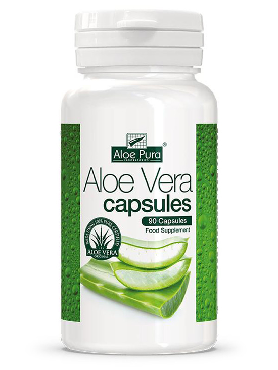 High Strength Aloe Vera, 90 Capsules (Aloe Pura)