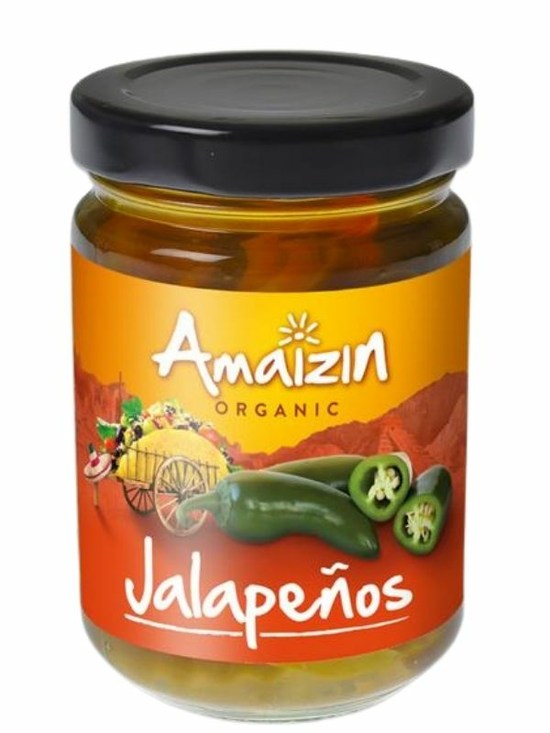 Organic Jalapeno Peppers 150g (Amaizin)