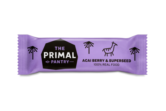 Acai Berry & Superseed Paleo Bar 45g (The Primal Pantry)