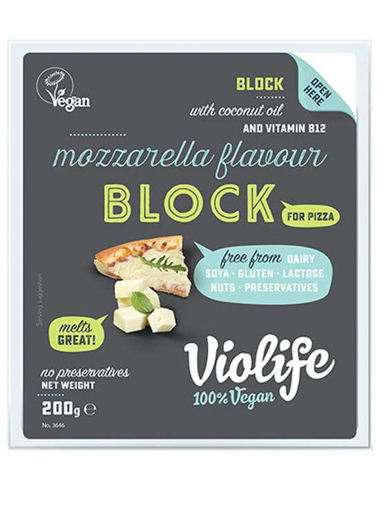 Mozzarella Flavour Block 200g (Violife)