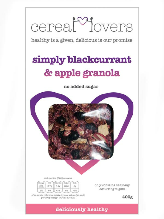 Simply Blackcurrant & Apple Granola 400g (Cereal Lovers)