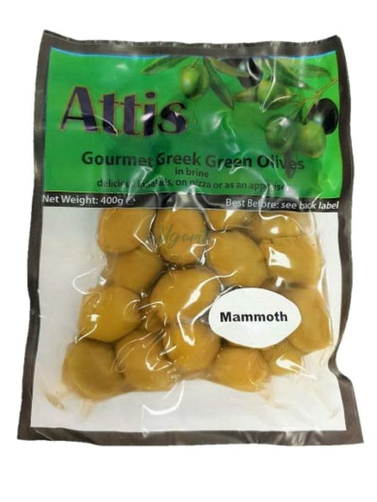 Green Mammoth Olives 400g (Attis)