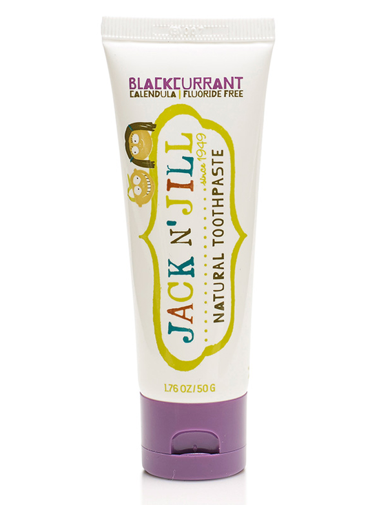 Natural Calendula Toothpaste, Blackcurrant Flavour 50g (Jack N Jill)
