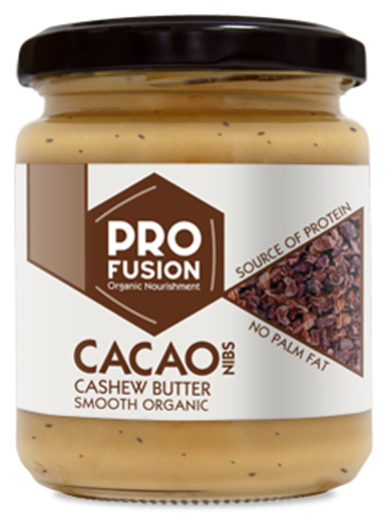Cacao Nib Cashew Butter, Organic 250g (Profusion)