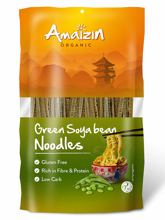 Green Soya Bean Noodles, Gluten-Free 200g (Amaizin)